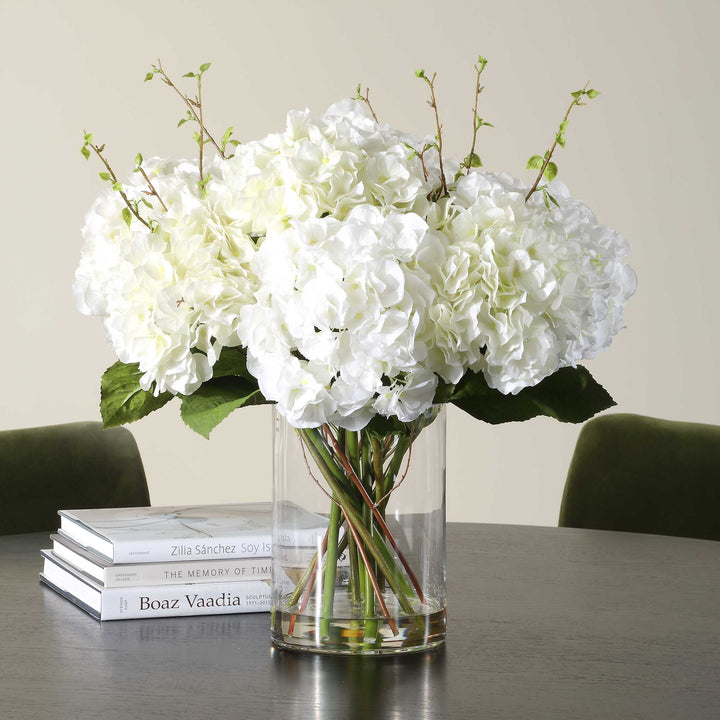 Anastasia Hydrangea Centerpiece Accessories Uttermost