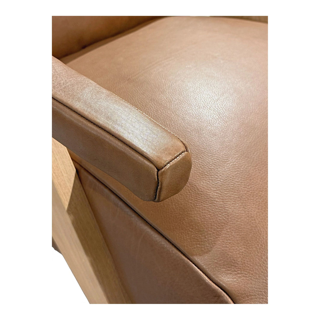 Brynne Leather Accent Chair Living Room Jonathan Louis