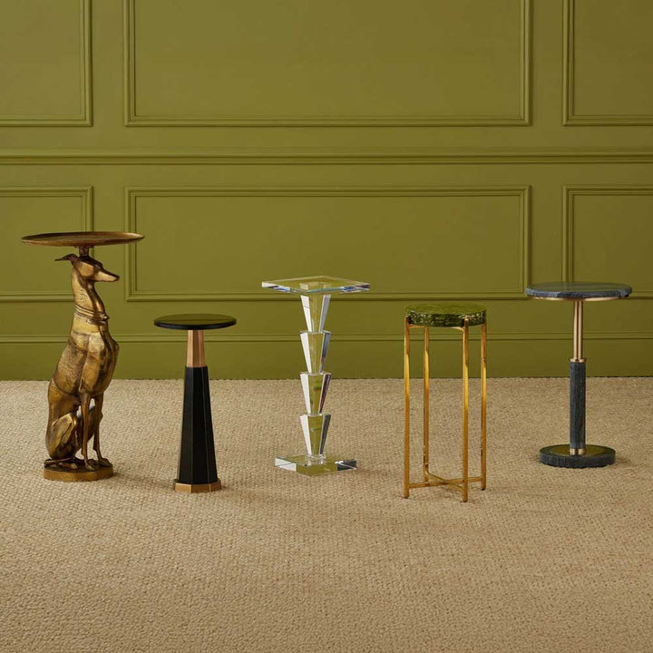 Ballyregan Brass Accent Table Currey & Company