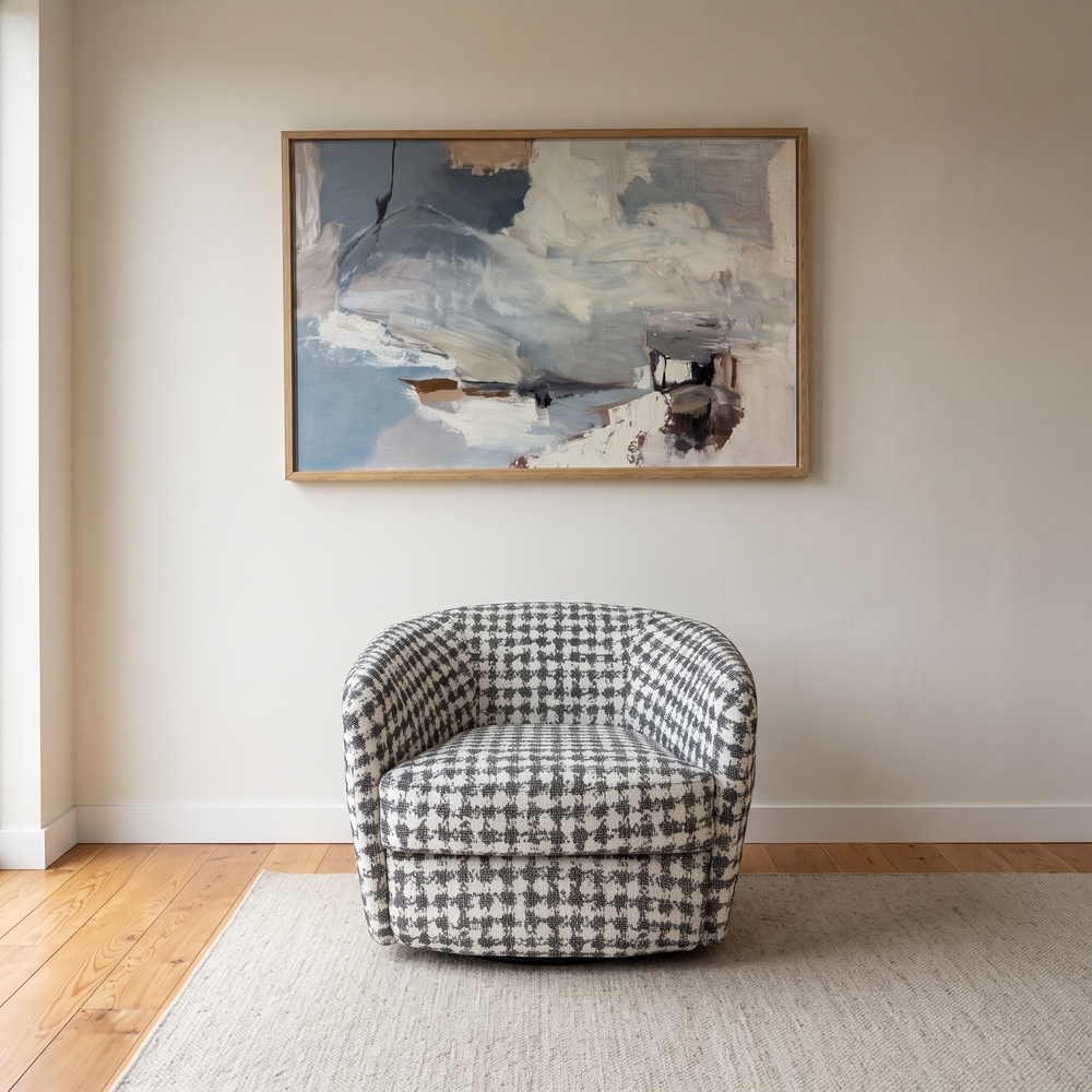 Berger Swivel Chair Living Room American Leather
