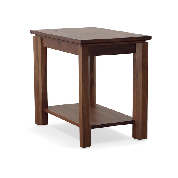 Cascade Rustic Walnut Side Table