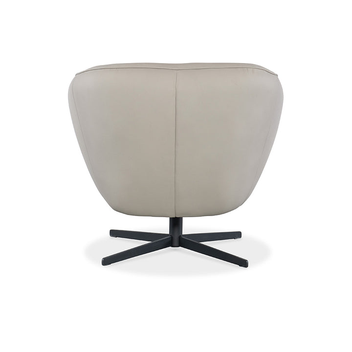 Mina Swivel Chair, Buckskin Beige Living Room Hooker Furniture   