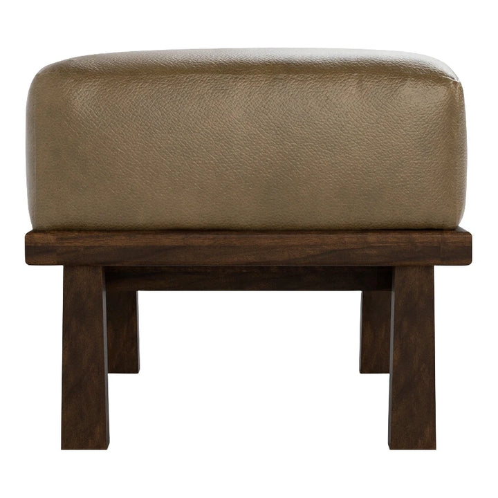 Hudson Valley Wood-Frame Ottoman Living Room Stickley