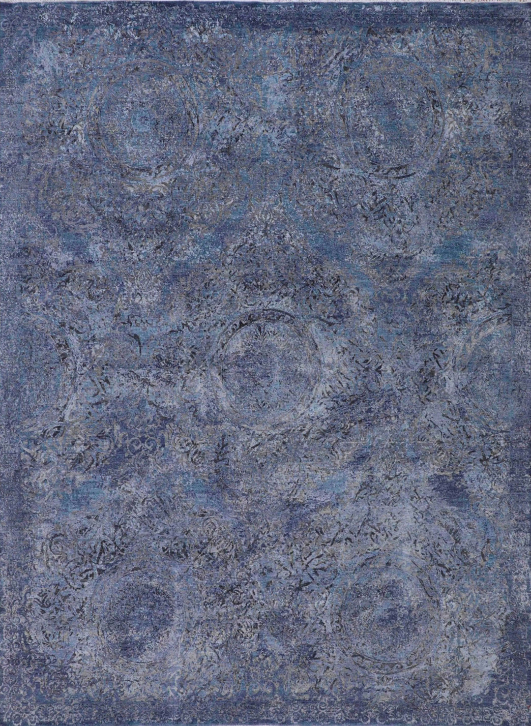 Transitional/Modern Brown Wool Area Rug: Mafi Signature Modi CMDC-639 (Hand-Knotted Area Rug)