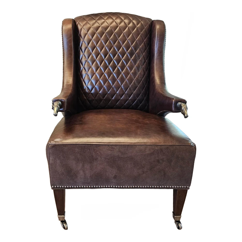 Claiborne Quilted Chair Living Room Hancock & Moore