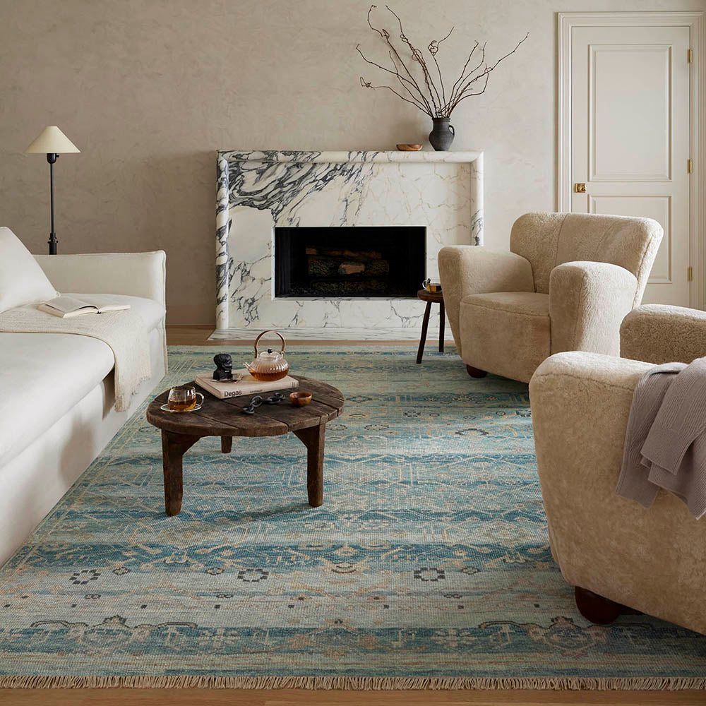 Allure | Domas | 1440: Sky/Natural Area Rug Mafi Rugs   