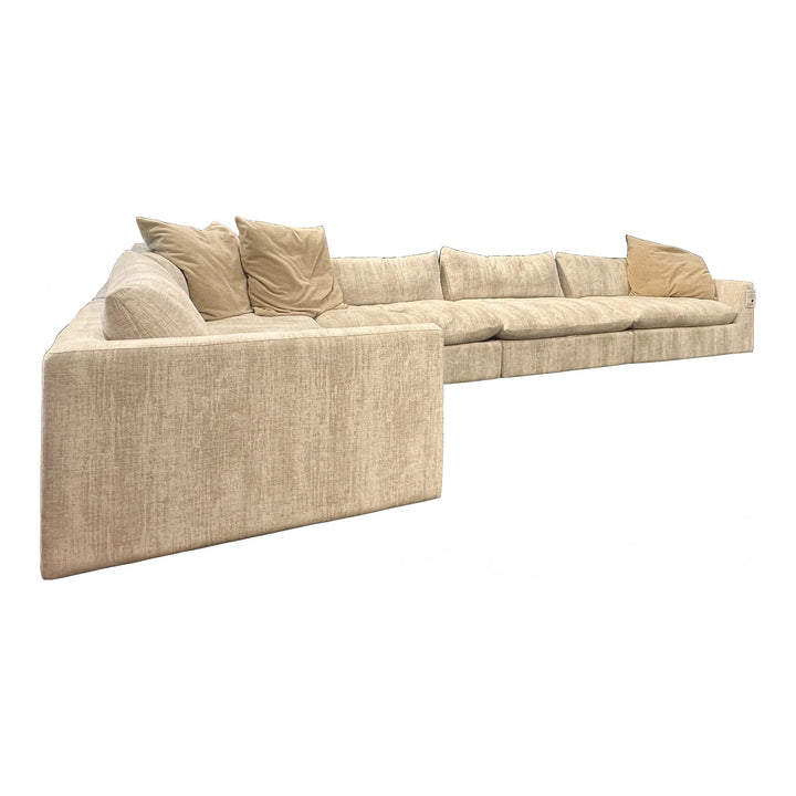 Espen 5 Piece Sectional with 3 Pillows Living Room American Leather