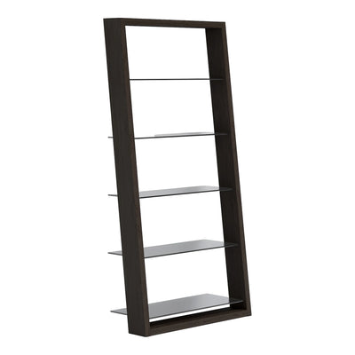 Eileen 5166 Leaning Shelf Living Room BDI Charcoal Stained Ash