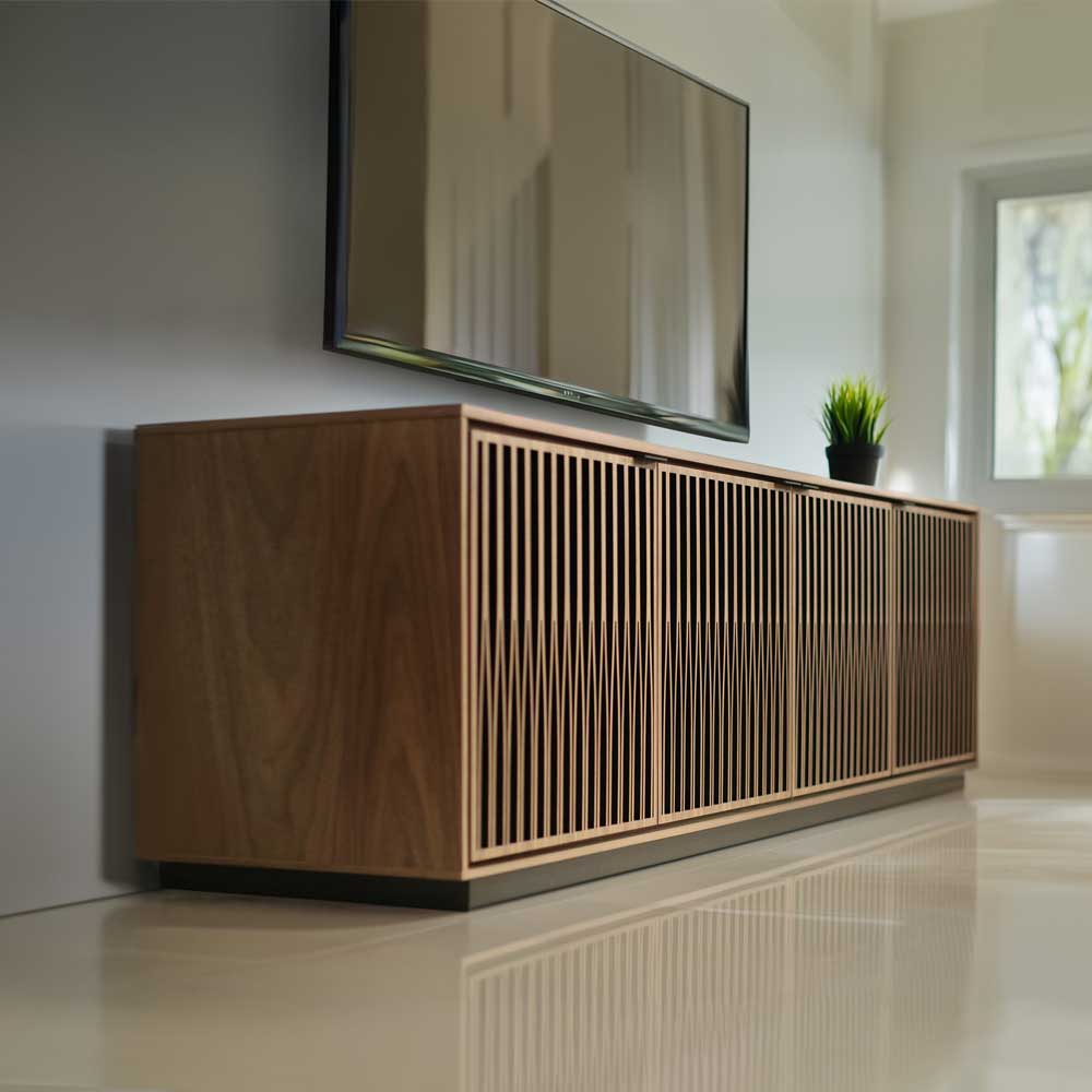 Elements 8703-CS Media + Storage Cabinet Media Console BDI