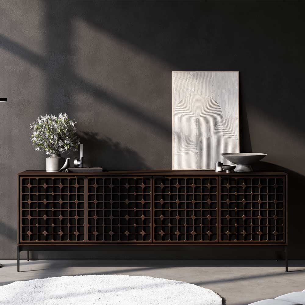 Elements 8709 Media + Storage Console Living Room BDI