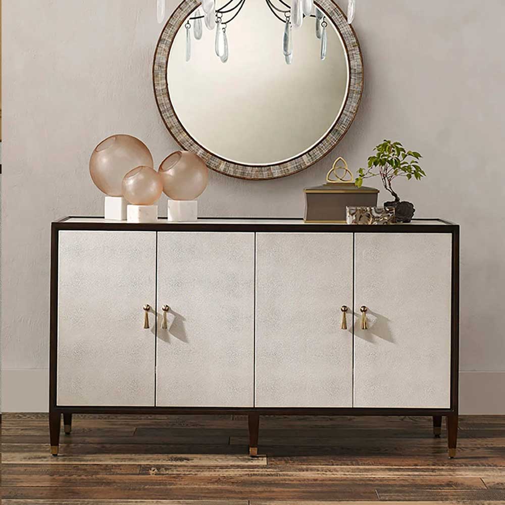 Evie Shagreen Credenza Currey & Company