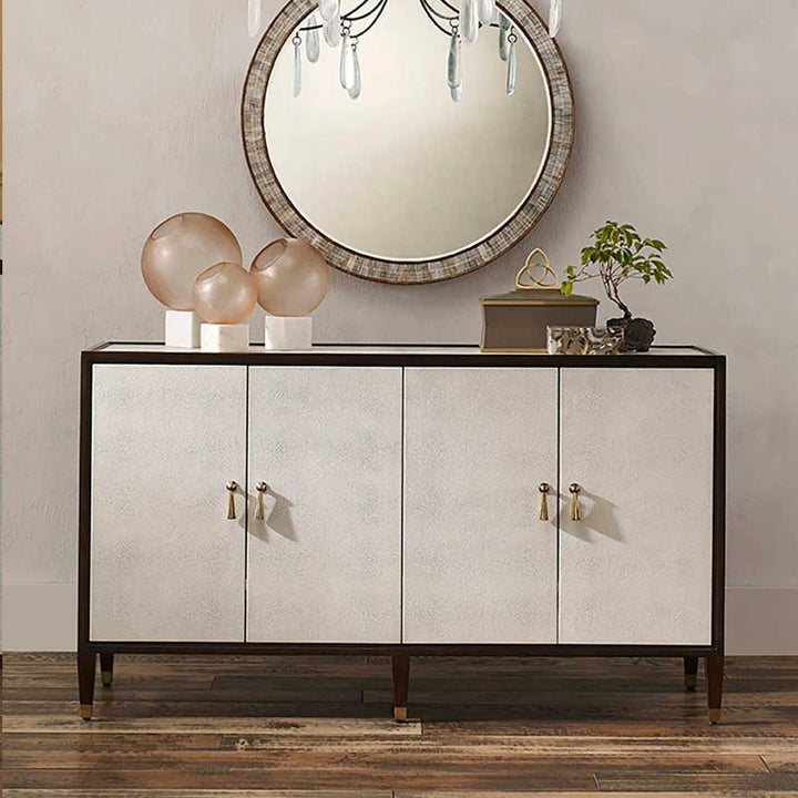 Evie Shagreen Credenza Currey & Company