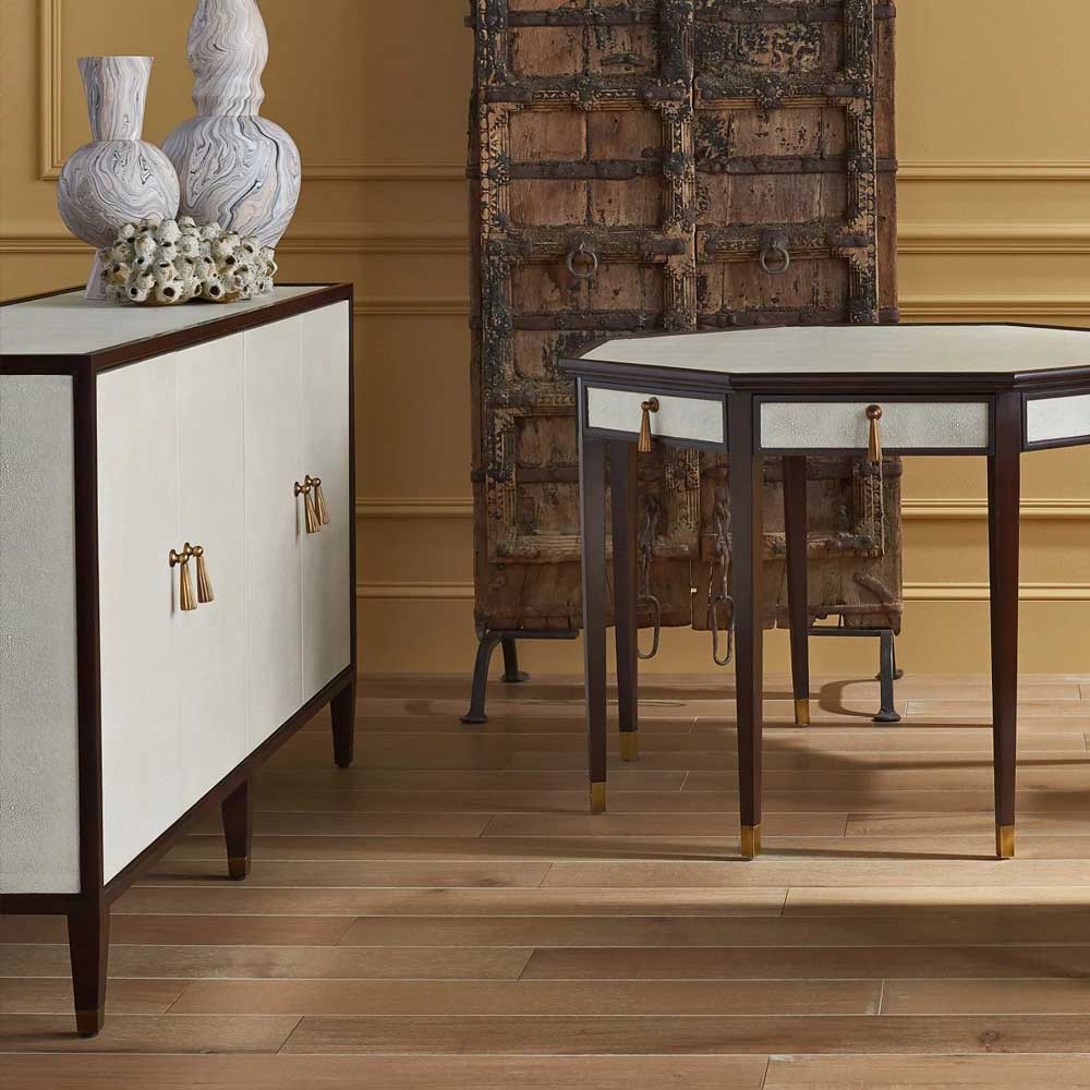 Evie Shagreen Credenza Currey & Company