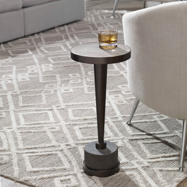 Masika Bronze Accent Table Living Room Uttermost