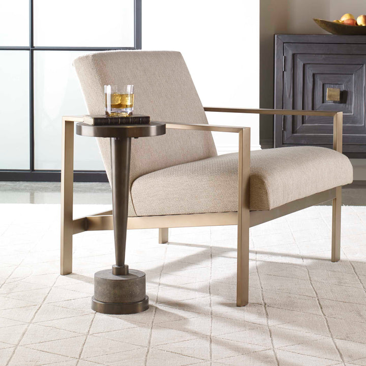 Masika Bronze Accent Table Living Room Uttermost