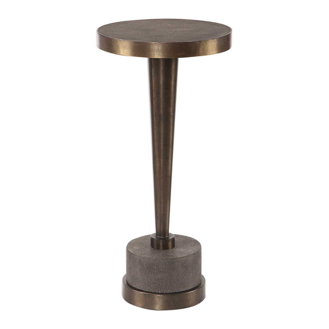 Masika Bronze Accent Table Living Room Uttermost