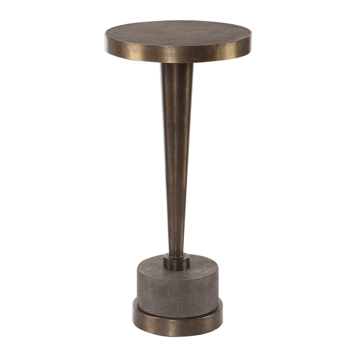 Masika Bronze Accent Table Living Room Uttermost