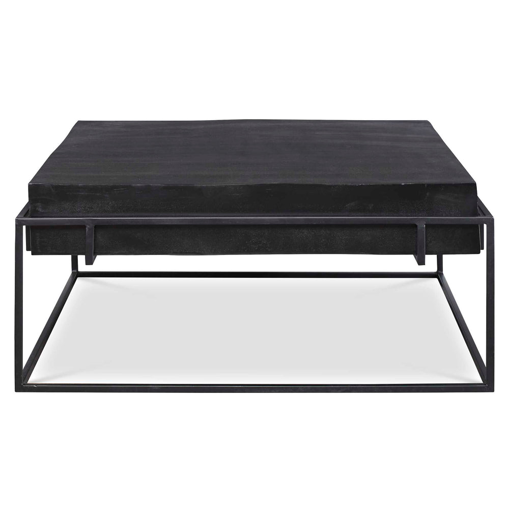 Telone Modern Black Coffee Table Living Room Uttermost