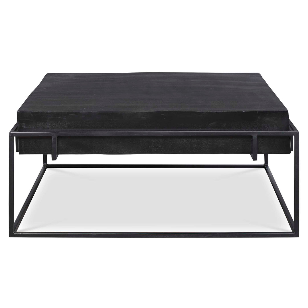 Telone Modern Black Coffee Table Living Room Uttermost