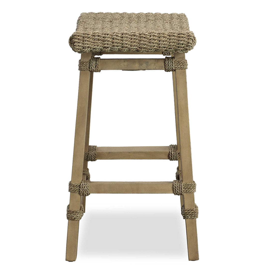 Everglade Sea Grass Counter Stool Living Room Uttermost