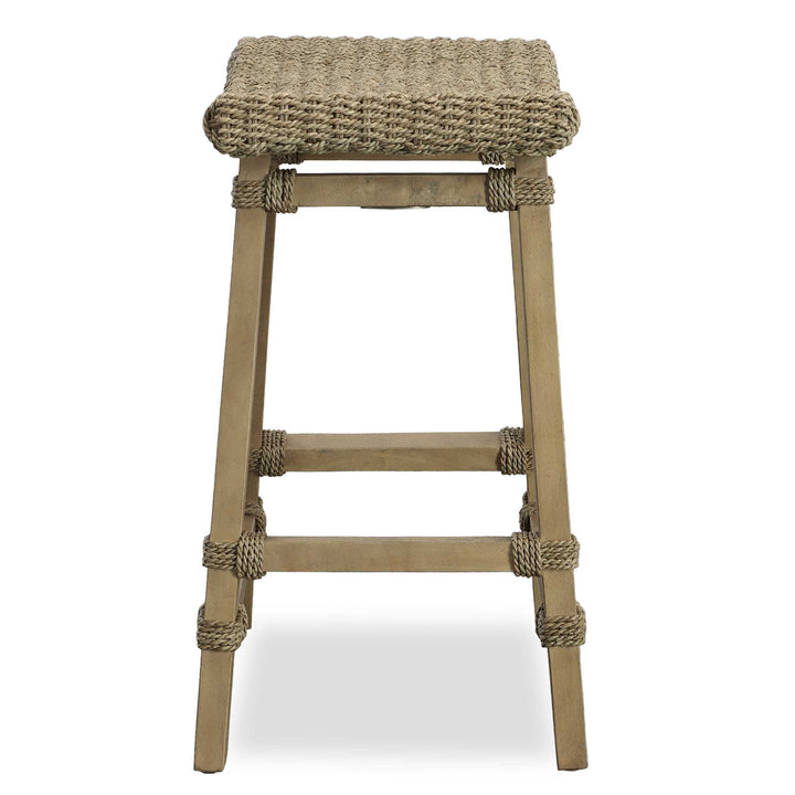 Everglade Sea Grass Counter Stool Living Room Uttermost