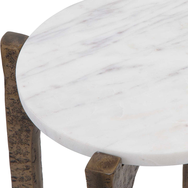 Vivi Marble Drink Table Living Room Uttermost