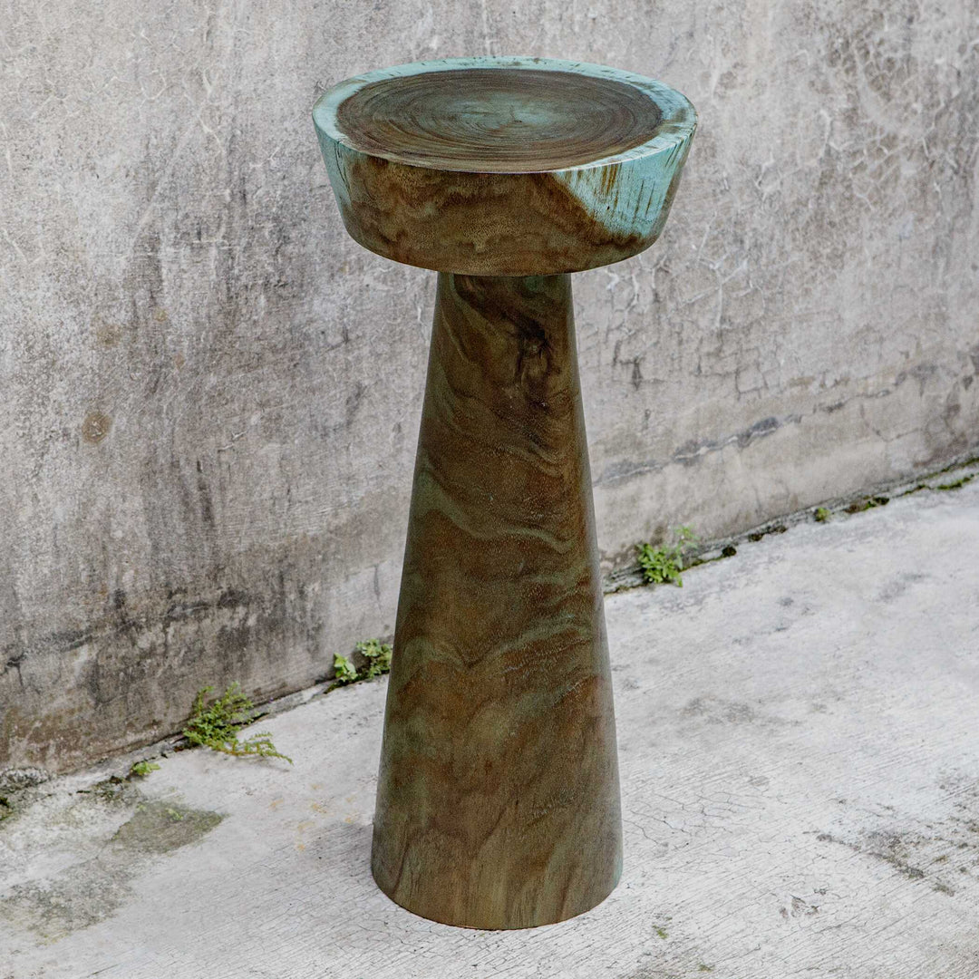 Mano Blue-Green Drink Table Living Room Uttermost