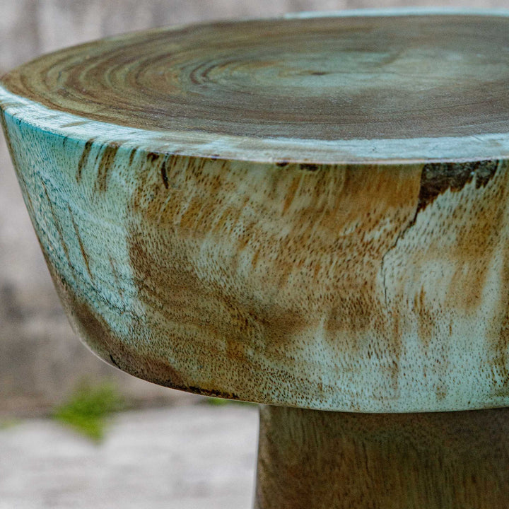 Mano Blue-Green Drink Table Living Room Uttermost