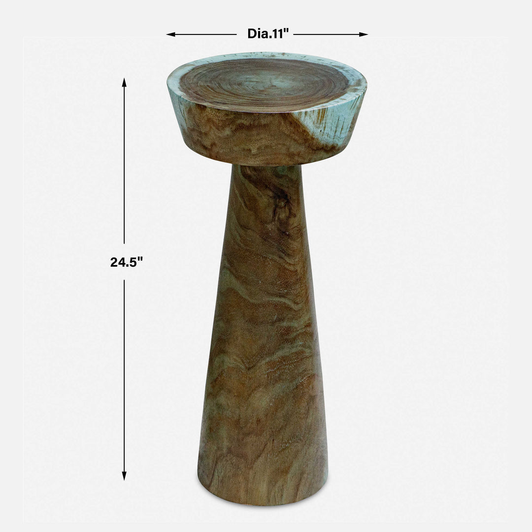 Mano Blue-Green Drink Table Living Room Uttermost