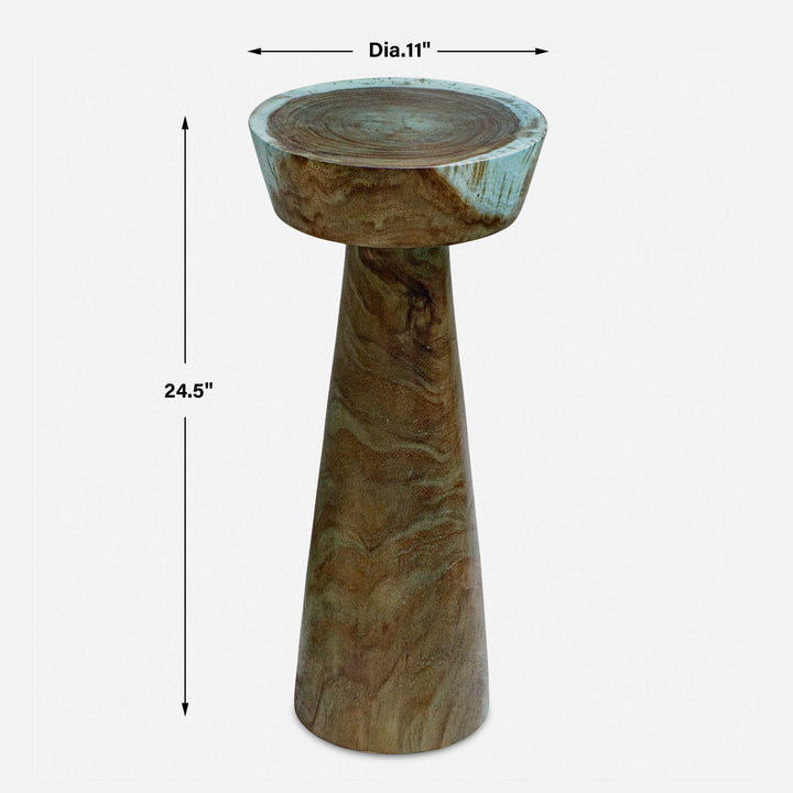 Mano Blue-Green Drink Table Living Room Uttermost