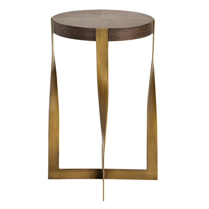 Drew Brass Accent Table Living Room Uttermost