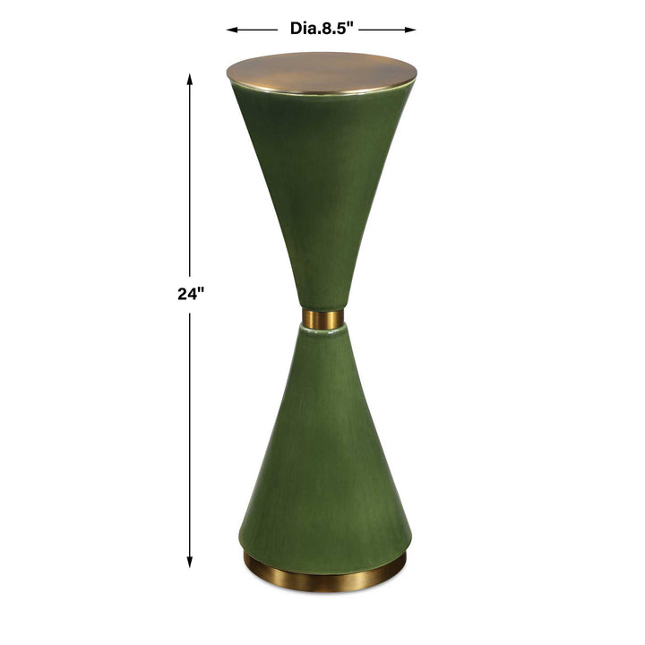 Ronde Jade Green Drink Table Living Room Uttermost