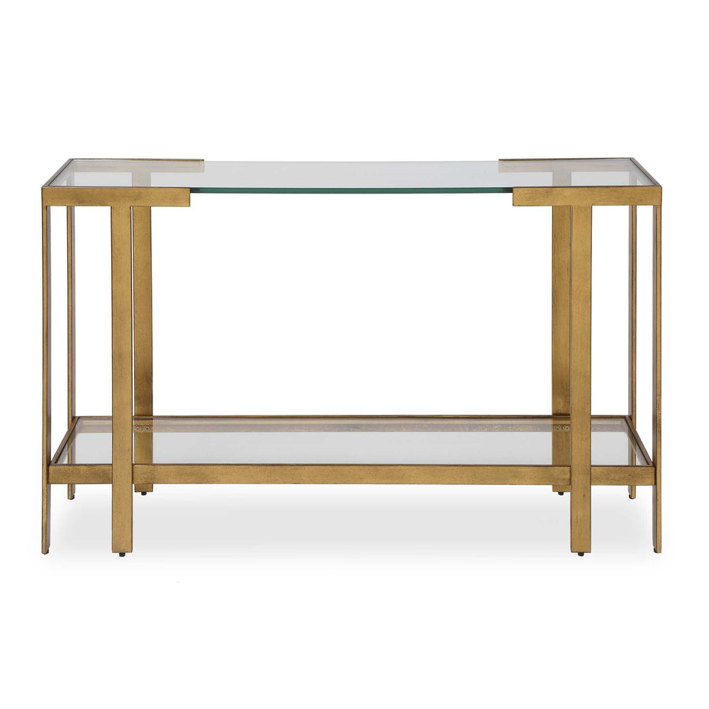 Kendrick Glass Console Table Living Room Uttermost