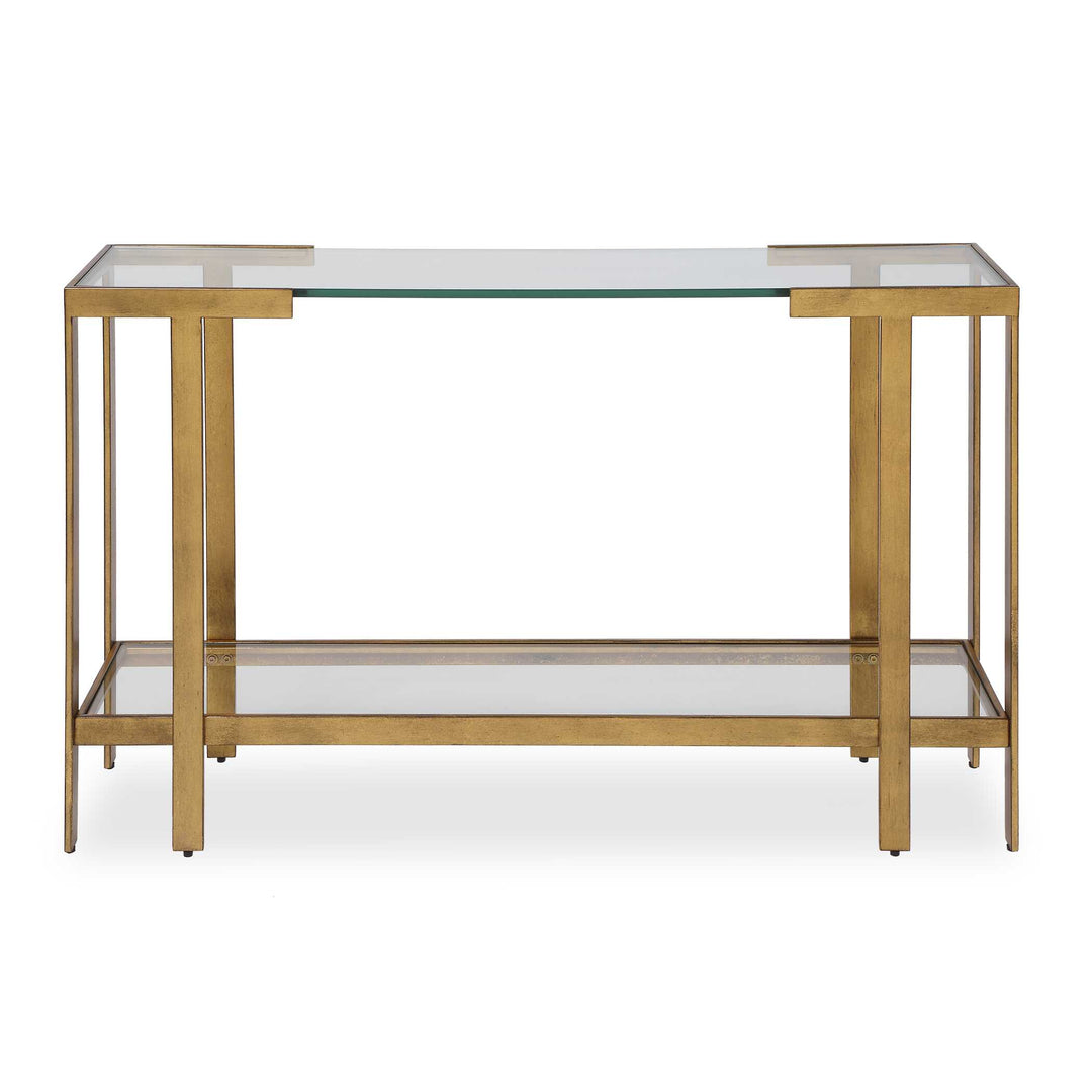 Kendrick Glass Console Table Living Room Uttermost