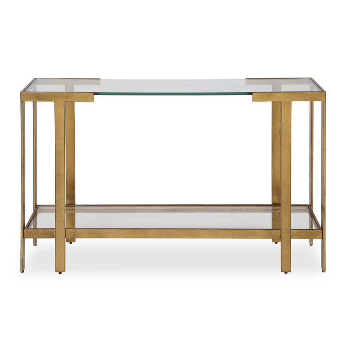 Kendrick Glass Console Table Living Room Uttermost