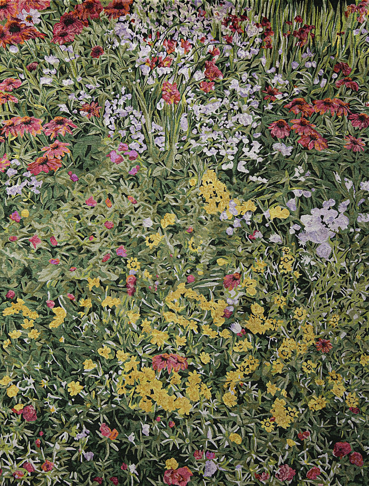 Modern Masters | Fields | Fields 13060: Green Area Rug Mafi Rugs