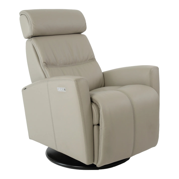 Milan Swing Relaxer Living Room Fjords Small Cement Leather