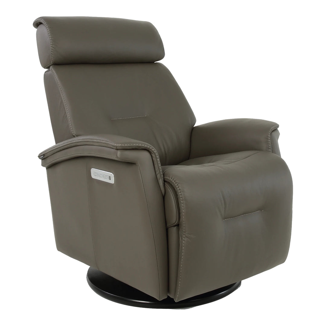 Rome Swing Relaxer Living Room Fjords Small Graphite Leather