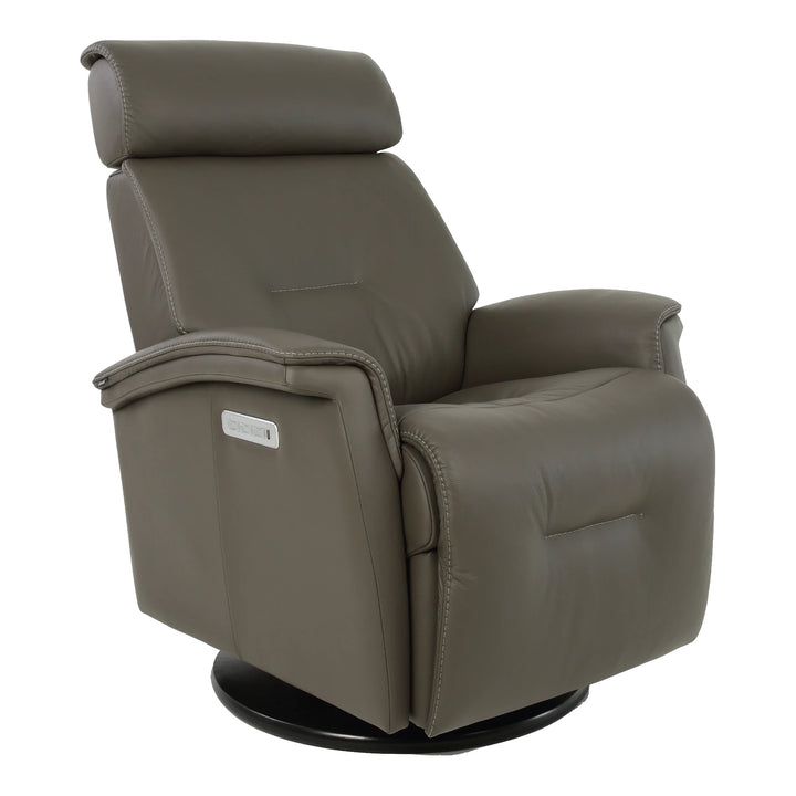 Rome Swing Relaxer Living Room Fjords Small Graphite Leather