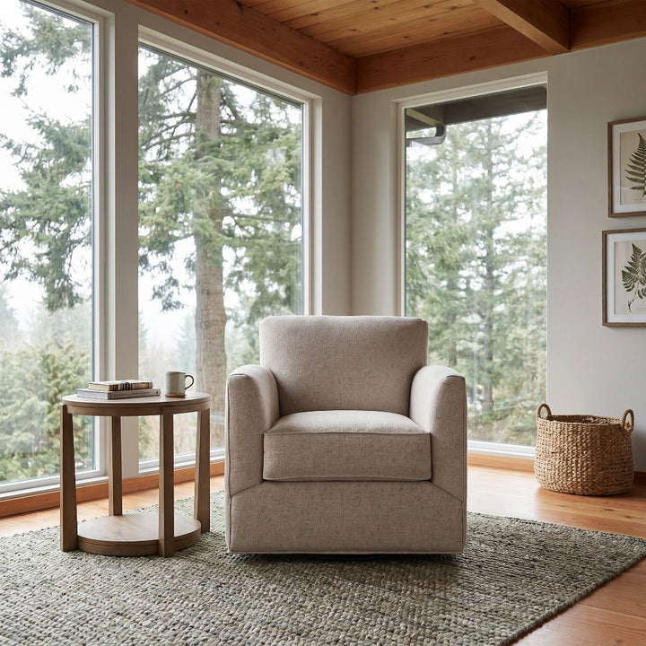 Grayson Swivel Chair Living Room Jonathan Louis