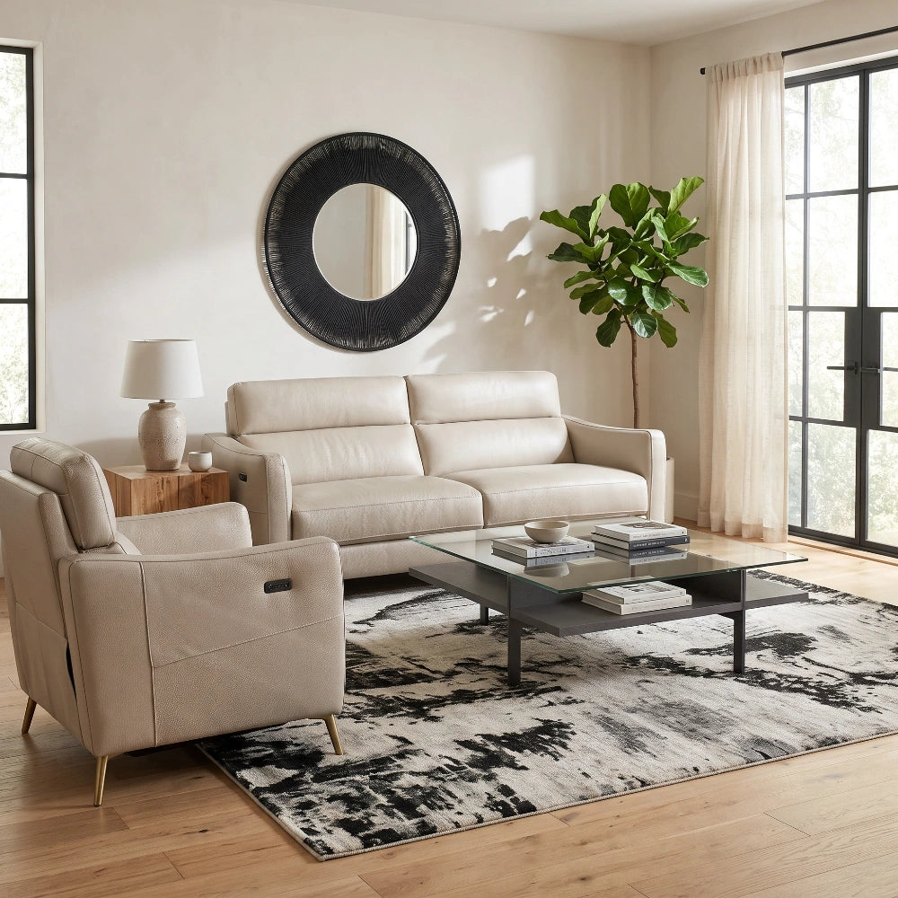 Greg Power Reclining Sofa with Power Headrest