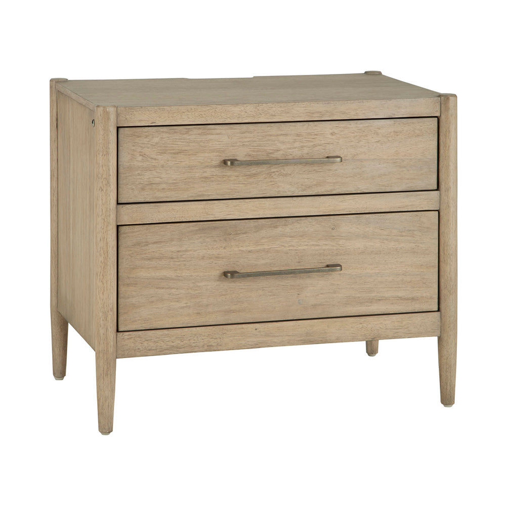 Shiloh 2 Drawer LIV360 Nightstand Bedroom Aspenhome   