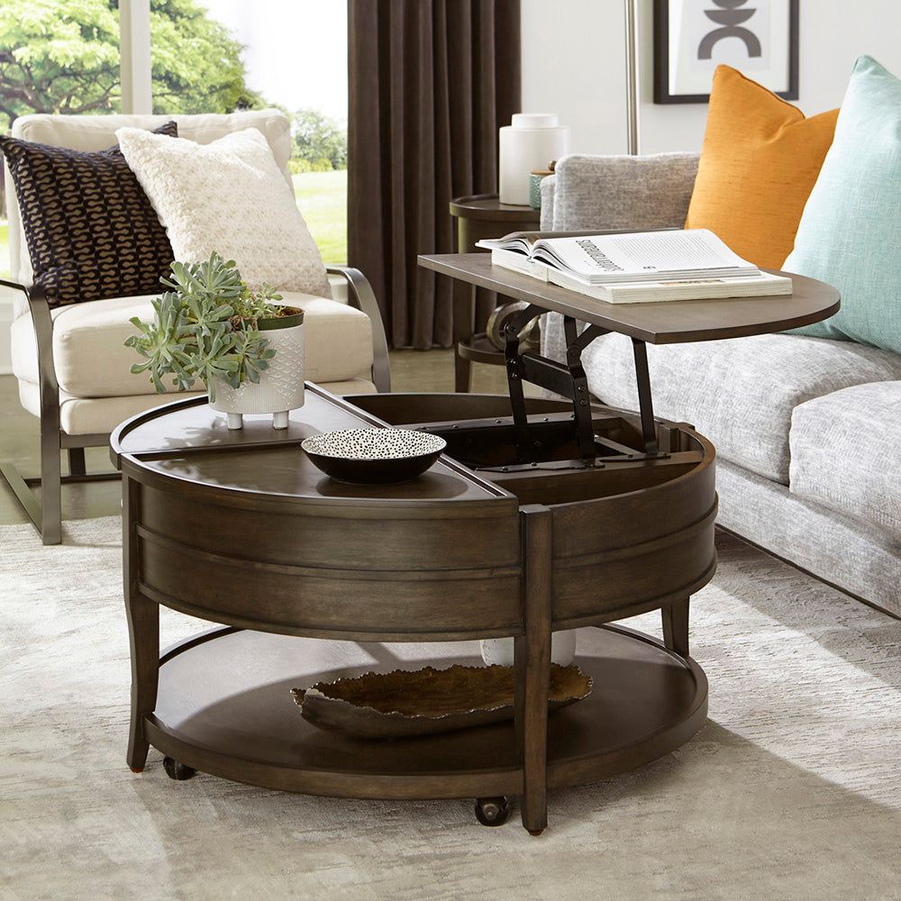 Blakely Lift Top Cocktail Table Living Room Aspenhome   