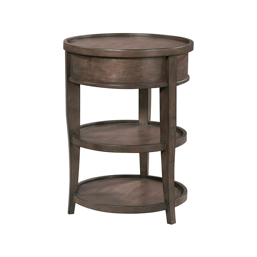 Blakely Round Chairside Table Living Room Aspenhome   
