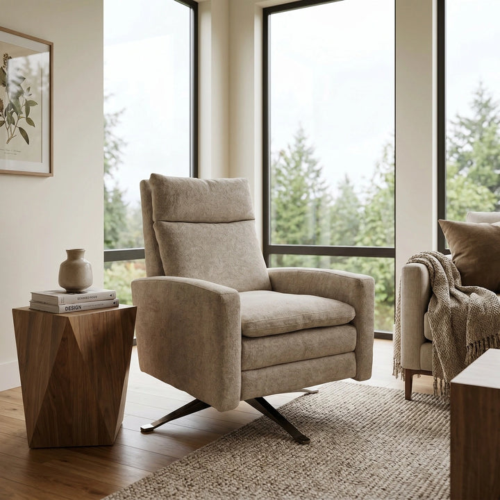 Simon Recliner Living Room American Leather Standard