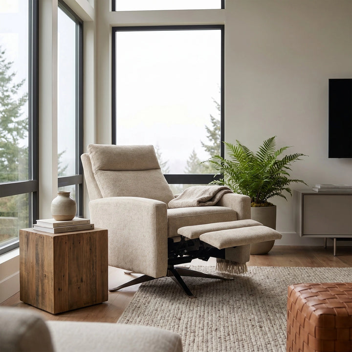 Simon Recliner Living Room American Leather Extra Tall