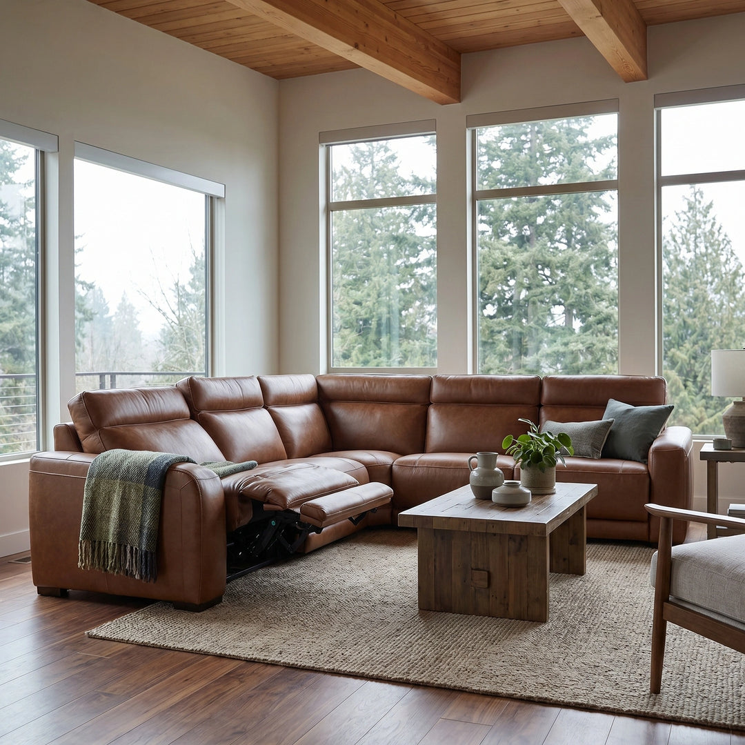 Zeppelin 5 Piece Motion Sectional Living Room MotoMotion