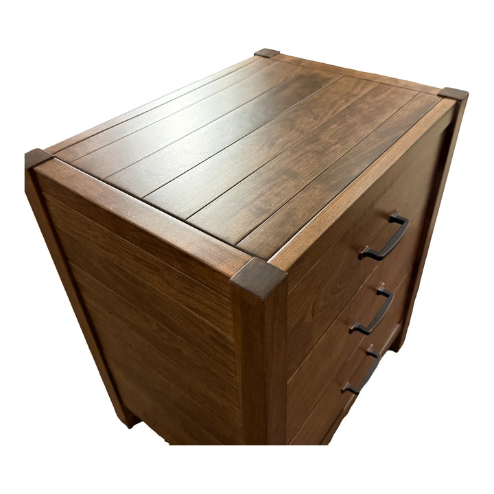 Jefferson Nightstand 3 Drawer Bedroom Seldens