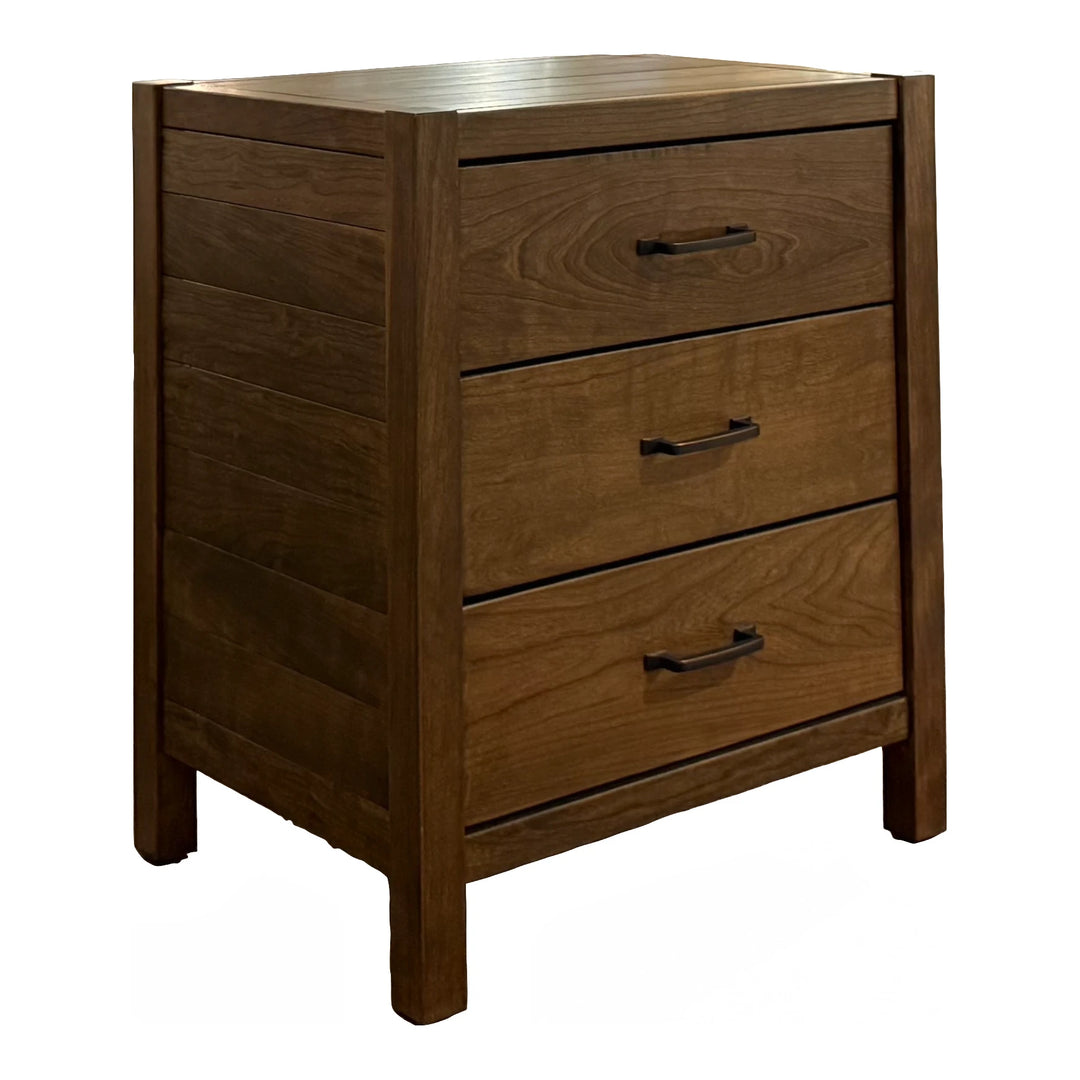 Jefferson Nightstand 3 Drawer Bedroom Seldens