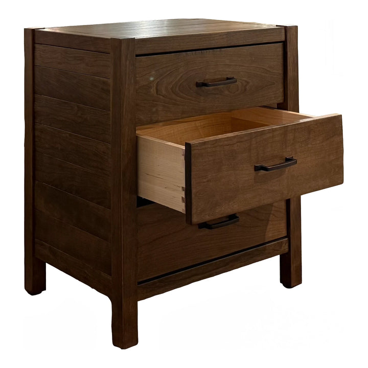 Jefferson Nightstand 3 Drawer Bedroom Seldens